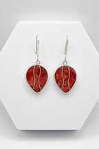 Обици "Страстна роза"